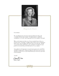 Message from the President