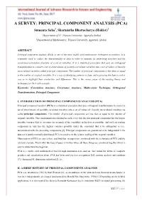 Principal Component Analysis (Pca)