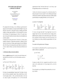Levin's Verb Classes and Basque. a Comparative