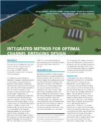 Integrated Method for Optimal Channel Dredging Design 5