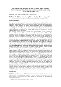 Survey Report-Pilot Study on Musk Deer by Li Xueyou.Pages
