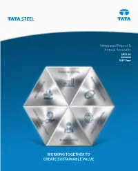 Working Together to Create Sustainable Value