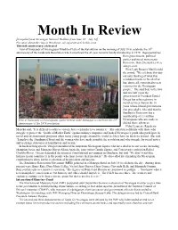 Month in Review [Compiled from Nicaragua Network Hotlines from June 16 – July 14] for News About the Coup in Honduras, See Separate Article This Issue