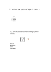 Quiz Questions