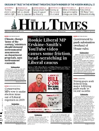 Rookie Liberal MP Erskine-Smith's Youtube Video Causes Some Friction, Head-Scratching in Liberal Caucus