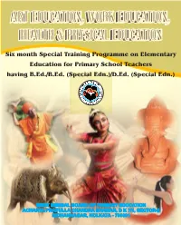 Study Materials for Six Months Special Training Programme On