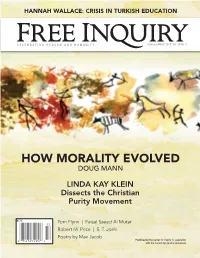 How Morality Evolved Doug Mann