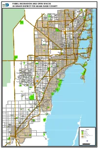 Parks, Recreation and Open Spaces Us Senate District for Miami-Dade County