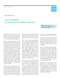 An Interview with Nelson Henricks