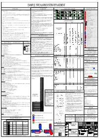 Example Fire Alarm System Replacement General Notes Duct Detectors Existing Devices to Demolish Fa System Device Legend