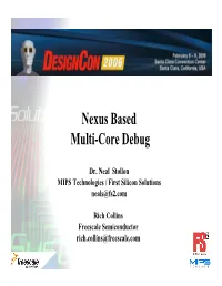 Nexus Based Multi-Core Debug