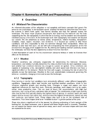 Summaries of Risk and Preparedness 4 Overview