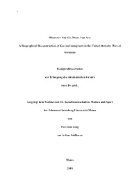 Wherever You Go, There You Are: a Biographical Reconstruction Of