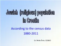 Population in Croatia: According to the Census Data 1880-2011