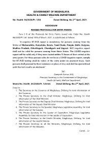 Revised Protocols for Entry Points