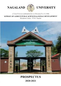 SASRD B.Sc Prospectus