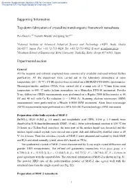 Supporting Information Top-Down Fabrication of Crystalline Metal