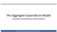 The Aggregate Expenditure Model a Stylized Look at Business Cycle Dynamics