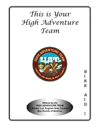 This Is Your High Adventure Team.Pdf