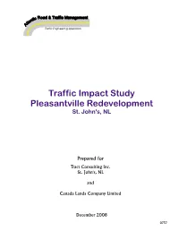 Traffic Impact Study Pleasantville Redevelopment St