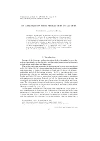 ON F-DERIVATIONS from SEMILATTICES to LATTICES