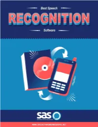 Speech Recognition Software Review