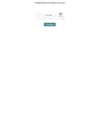 Complexity Theory in Computer Science Pdf