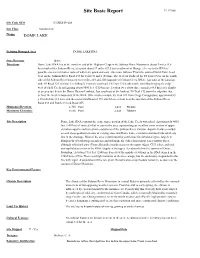 Site Basic Report 7/11/2006