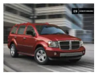 2009 Dodge Durango Is Built for Those Bold Enough to Demand It All