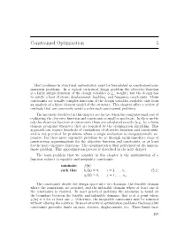 Constrained Optimization 5
