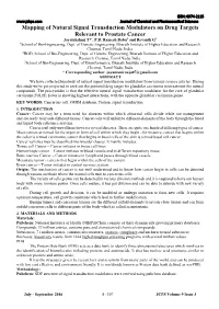 Mapping of Natural Signal Transduction Modulators on Drug Targets Relevant to Prostate Cancer Jayalakshmi T*1, P.B