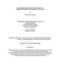 Napierindia Gnrhr As a Molecular Target For
