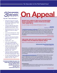 On Appeal May 2020 − Volume XIV, Number 2