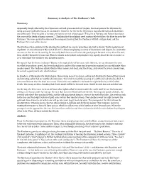 Summary & Analysis of the Pardoner's Tale