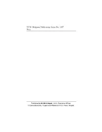 T.T.D. Religious Publications Series No. 1057 Price