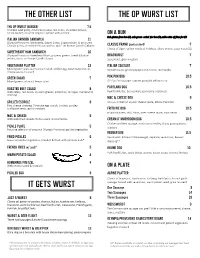 The Other List the Op Wurst List