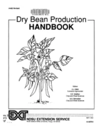 Dry Bean Production HANDBOOK