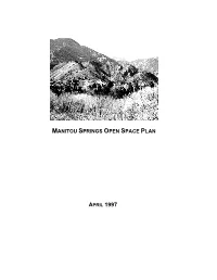 Manitou Springs Open Space Plan (PDF)