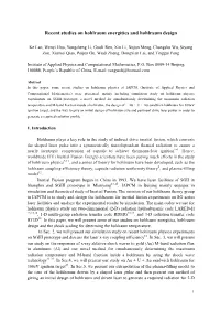 Recent Studies on Hohlraum Energitics and Hohlraum Design