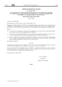 Commission Implementing Decision of 31 January 2019 on The