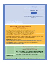Econnect Newsletter for Members and Friends
