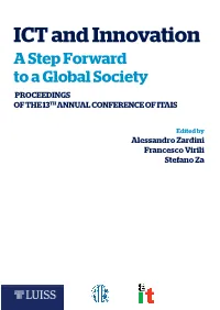 ICT and Innovation a Step Forward to a Global Society PROCEEDINGS of the 13TH ANNUAL CONFERENCE of ITAIS