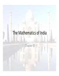 The Mathematics of India