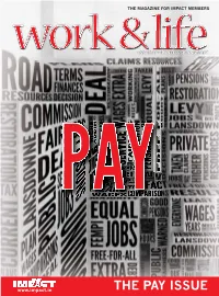 The Pay Issue for Impact Members
