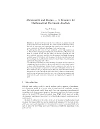 Abramowitz and Stegun — a Resource for Mathematical Document Analysis