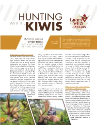 Hunting with the Kiwis