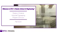 NYU ‘S Tandon School of Engineering!