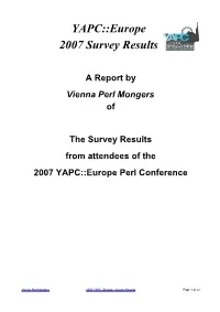 2007 YAPC::Europe Perl Conference