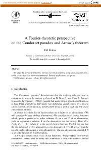 A Fourier-Theoretic Perspective on the Condorcet Paradox and Arrow's