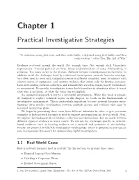 Chapter 1 Practical Investigative Strategies